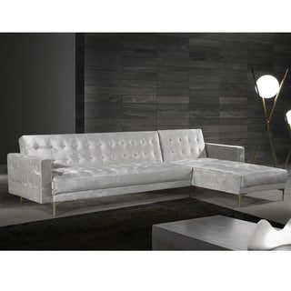 gray velvet sectional tufted chic home kiefer convertible sectional sofa bed velvet upholstered buy sofas online at overstockcom our best living gray velvet sectional tufted chic home kiefer convertible sectional sofa bed velvet upholstered buy sofas online at overstockcom our best living
